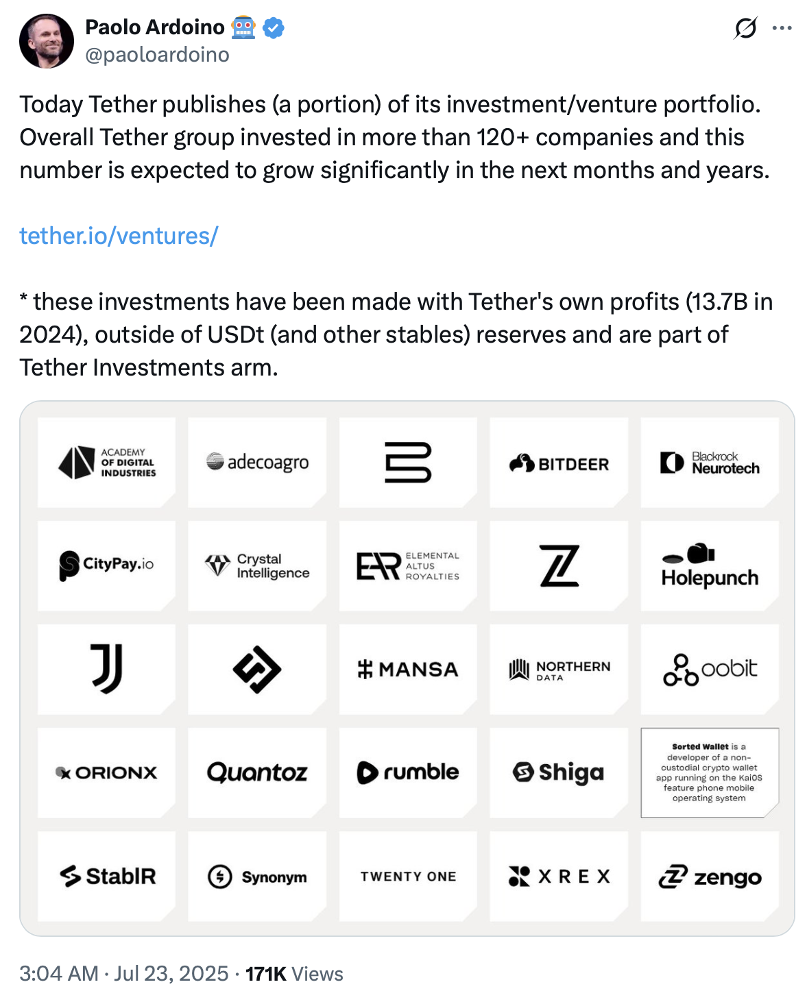 Banca, Estados Unidos, Tether, Stablecoin