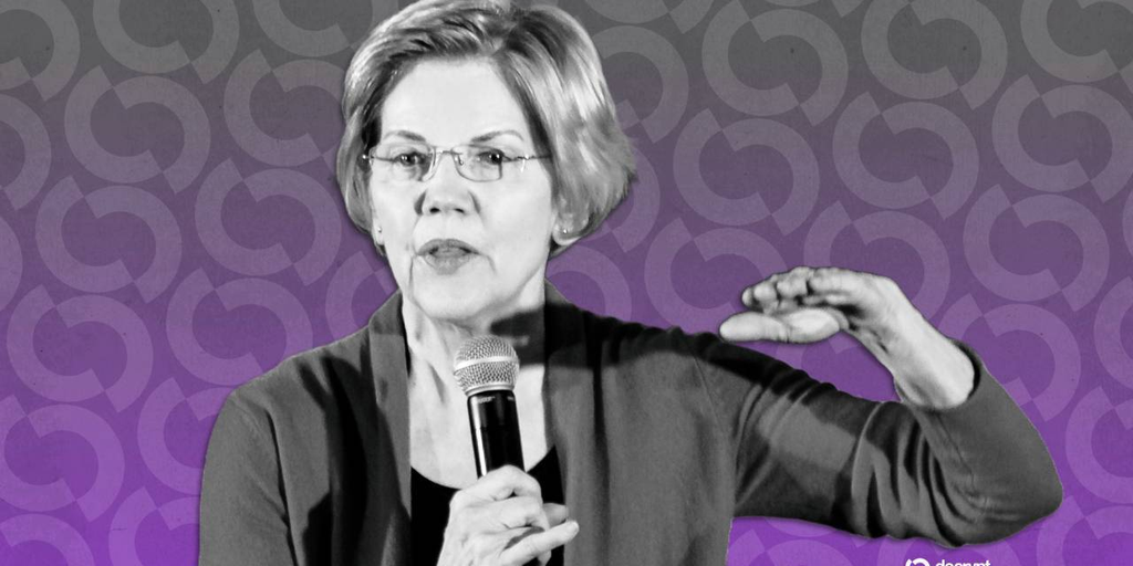 Elizabeth Warren y jefa de OCC chocan por oferta de banco cripto vinculado a Trump