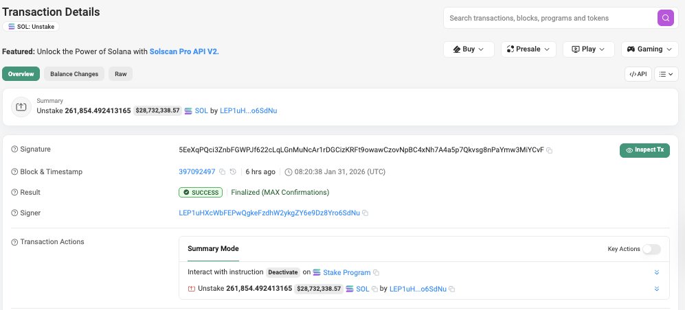 Fuga en Tesorería de Step Finance Provoca Pérdida de $27M en SOL; STEP se Desploma