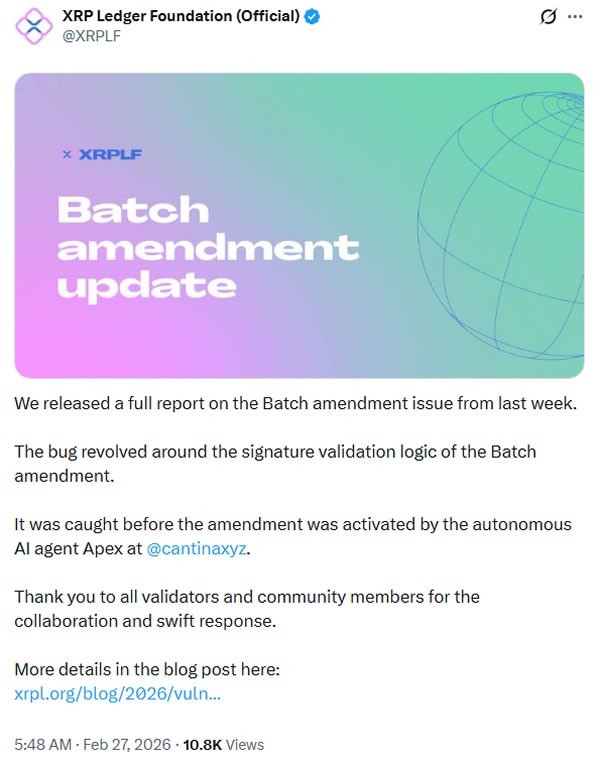 Herramienta de IA Evita Falta Crítica en la Seguridad del XRP Ledger