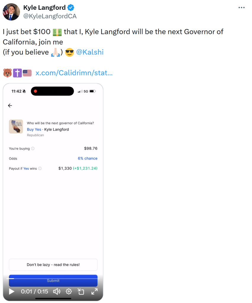 Kalshi Expulsa a Político y YouTuber por Negocios Insider