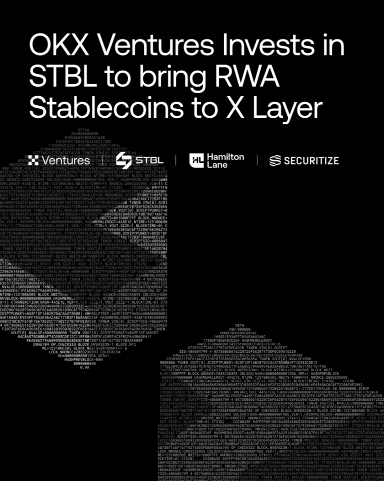Securitize Anuncia Stablecoin RWA con OKX, STBL y Hamilton Lane