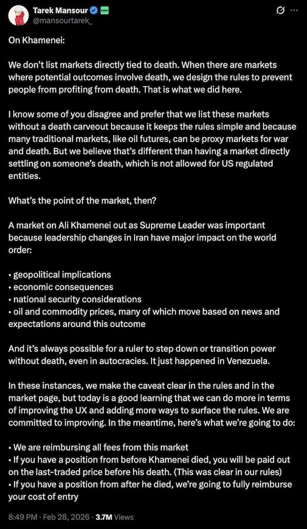 Corte, Kalshi, Mercados de Predicciones