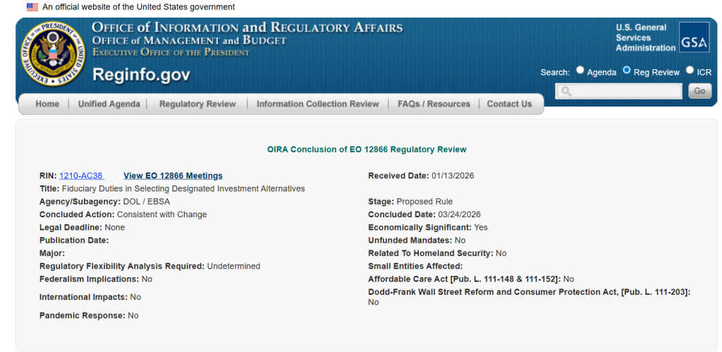 La Casa Blanca Aprueba Propuesta de Cripto en Planes 401(k)