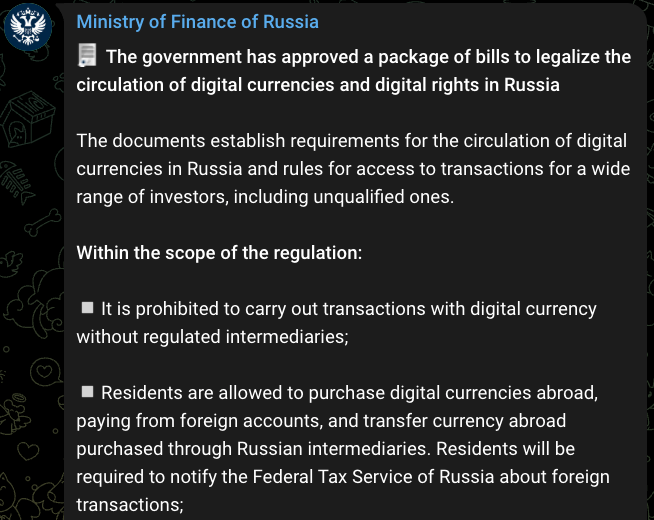 Rusia Limita el Comercio de Criptomonedas con Nuevas Regulaciones