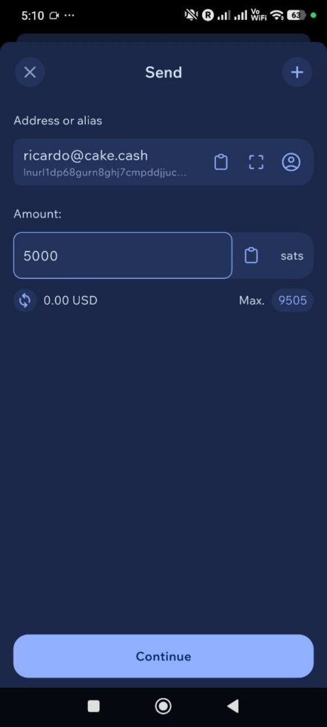 Actualización de Cake Wallet con soporte para la red Lightning de Bitcoin.