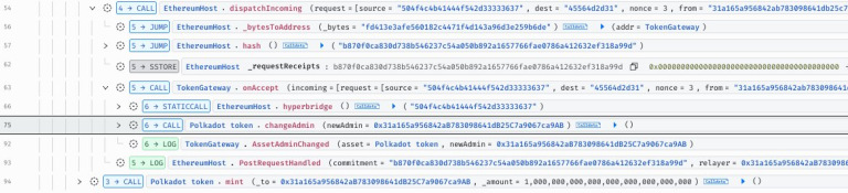 Hacker Roba $237K al Emitir 1B de DOT en Hyperbridge